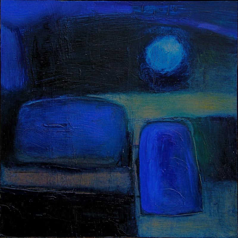 Winter-Moon-(Oil-on-board,2010)